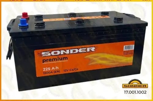 Аккумулятор Premium 225Ah 1500А + слева 518x276x242 170011002 SONDER