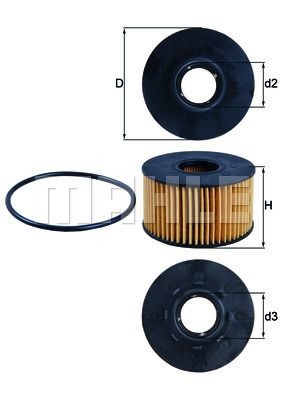 FORD MONDEO III/ JAGUAR X-TYPE OX191D MAHLE KNECHT