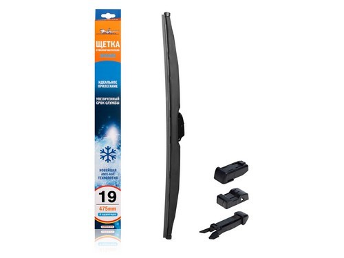 Щетка стеклоочистителя зимняя 480мм 4 адаптера AWB-W-475 AIRLINE