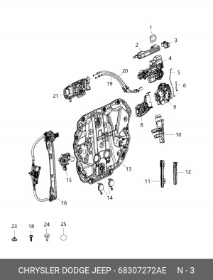 68307272AE Деталь 68307 272AE CHRYSLER