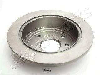 диск тормозной задний!\ Chevrolet Lacetti, Daewoo Nubira 1.4/1.6/1.8 03> DP-W03 JAPAN PARTS GROUP