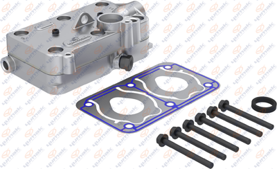 Головка блока компрессора головка + прокладки+клапана+плита РМК. Крышка цилиндра RK01167 YUMAK