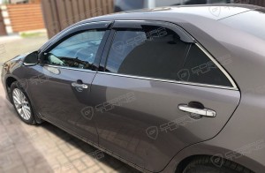 Дефлектор двери TOYOTA Camry (11-17) хромированный молдинг COBRA TUNING T25811CR COBRA TUNING