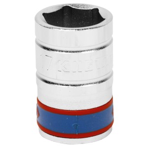 головка торцевая! стандартная шестигранная 1/2', 17 мм\ 433517M KING TONY