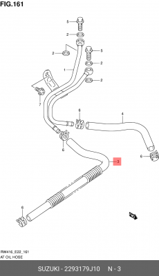 ТРУБКА АКПП 22931-79J10 SUZUKI
