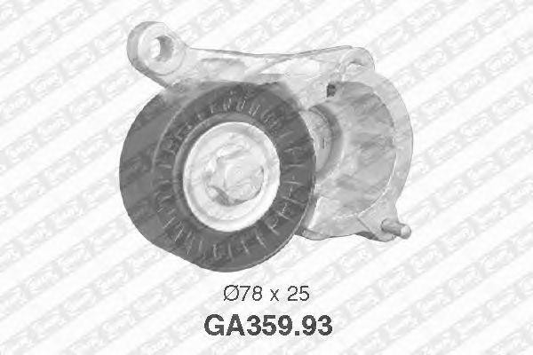 Натяжитель поликл. ремня с роликом GA359.93 NTN SNR