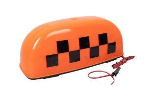 Знак TAXI магнитный с подсветкой 12V оранжевый KRAFT KT835550 KRAFT
