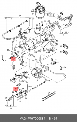 УПЛОТНИТЕЛЬНОЕ КОЛЬЦО ПРОБКА WHT000884 WHT 000 884 PORSCHE