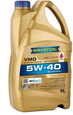 Моторное масла RAVENOL VMO SAE 5W-40 5л  1111133005 1111133-005 RAVENOL