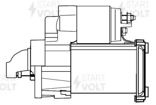 Стартер для а/м Renault Megane III (08-)/Scenic III (09-) 1.5dCi 1,2кВт (LSt 092 LST 0921 START VOLT