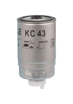 Фильтр топливный KC43 KC43 MAHLE KNECHT