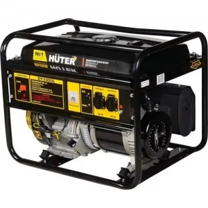 Бензогенератор 4.5кВт 4такт. расх.=2.0л/ч. бак=22л HUTER DY5000L HUTER