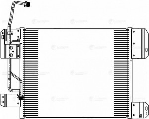 Радиатор кондиционера КАМАЗ-5490 LUZAR LRAC 15703 LUZAR