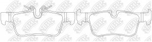 Колодки тормозные дисковые BMW 2 F45 14-/X1 F48 15-  PN0651 PN0651 NIBK