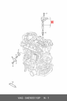 VW GOLF VII (2012>) 04E905110P VAG