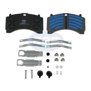 Колодки тормозные WVA29244 (с установочным комплектом) MB Actros MP4 EKBP245 EBS