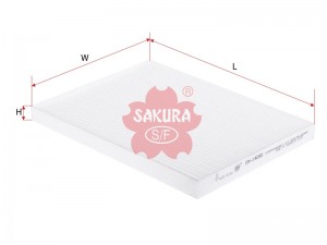 Фильтр салона SUZUKI GRAND VITARA 05- CA14050 CA14050 SAKURA