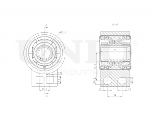 С/блок задний переднего нижнего рычага RMP-20056 UNIO