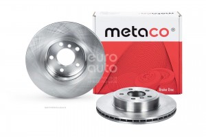 Диск тормозной передний вентилируемый 3050151 METACO
