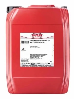 4834 Meguin П/с. тр.масло Megol Hypoid-Getriebeoel TDL 75W-90 GL-4+/MT-1 (20л) 4834 MEGUIN