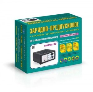 зарядное устройство! Вымпел-30 (автомат,0-20А, 14.8/16/19В, стрел.амперм)\ 2009 VYMPEL