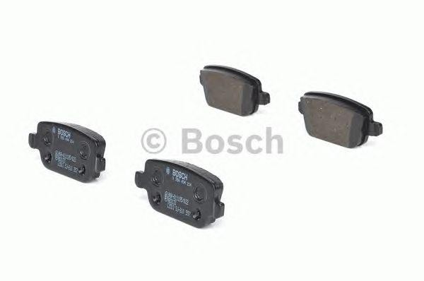Колодки тормозные LAND ROVER Freelander задние (4шт.) BOSCH 0 986 494 214 BOSCH
