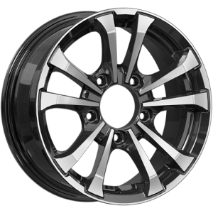 Скад Тундра 16.0 / 6.5J PCD 5x139.70 ET 40.00 ЦО 98.60 Литой / Черный с полирова 305 00 05 SKAD