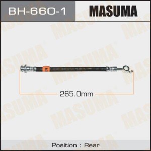 шланг тормозной задний правый!\ Nissan X-Trail, Renault Koleos 2.0/2.5/2.0DCi 07 BH-660-1 MASUMA