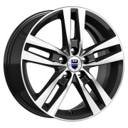 КиК Rassvet KC868 16.0 / 6.5J PCD 5x108.00 ET 50.00 ЦО 63.35 Литой / Черный глян 74694SK K K WHEELS