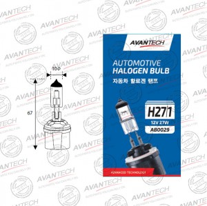 Лампа головного света Avantech H27/1 12V 27W (880 Series) AB0029 AVANTECH