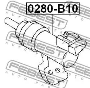 Цилиндр сцеления рабочий 0280-B10 0280B10 FEBEST