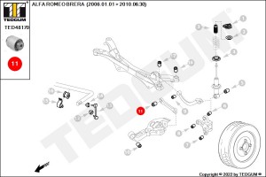 Рычаг подвески TED48170 TED48170 TEDGUM