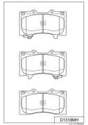 Колодки тормозные дисковые D1318MH D1318MH MK KASHIYAMA