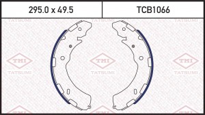 Колодки тормозные барабанные MITSUBISHI L200 05-SUBARU Legacy/Outback 09- TCB106 TCB1066 TATSUMI