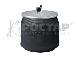 Пневморессора со стаканом (пластик) 1 шп.+штуц. / 2 отв. - 90°; M22x1.5 R4157DGL05 ROSTAR