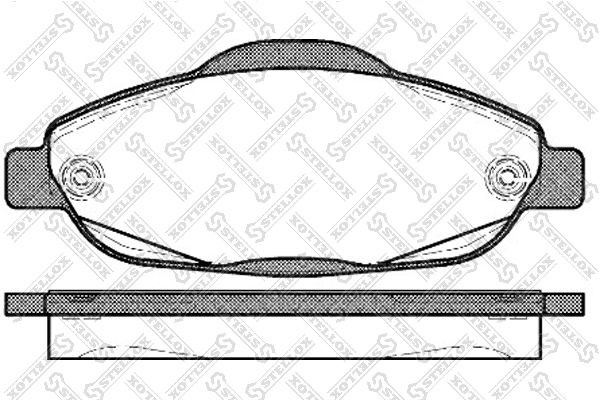 1323 00=FDB4003 [425393] !колодки дисковые п.\ Peugeot 308 1.4/1.6 07> 001-096B-SX STELLOX