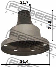 Пыльник ШРУСа MITSUBISHI Galant FEBEST 0415-CU2WSA FEBEST
