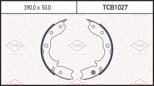 Колодки тормозные барабанные NISSAN Terrano 87- TCB1027 TCB1027 TATSUMI