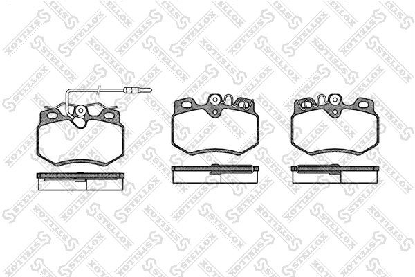 170 12=FDB455 !колодки дисковые п.\ Peugeot 205 1.0-1.9D 83-93/309 1.1-1.9TD 85- 181-012-SX STELLOX