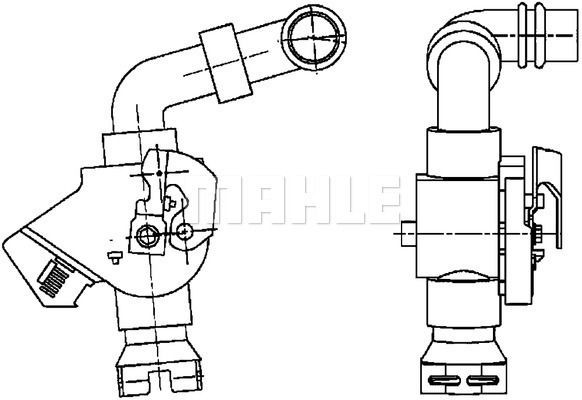 Клапан регулирующий CV2000P MAHLE KNECHT