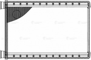 Радиатор отоп. для BMW 3 (05-)/X3 (10-)/X1 (09-)/1 (04-) (тип Valeo) (LRh 2601) LRH 2601 LUZAR