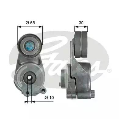 ролик натяжной!\ MB W204/S204/W203/Sprinter 3.0CDi 05> T39062 GATES