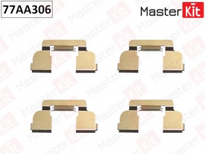 Комплект установочный тормозных колодок Renault LOGAN (LS_) 2004 - 77AA306 77AA306 MASTER KIT