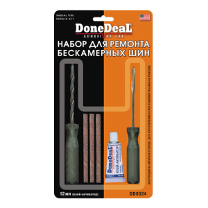 Набор для ремонта бескамерных шин DONE DEAL DD0324 DONE DEAL