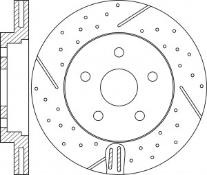 Диск тормозной FORD Focus (04-),Kuga (09-) VOLVO S40 (04-) передний (1шт.) NIBK RN51001DSET NIBK