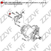 БОЛТ (M10 Х 62 Х 45) AUDI A1, A3, A4, Q5, Q7, VW TOUAREG, SKODA SUPERB (--, РОСС ZVL1209 ZZVF