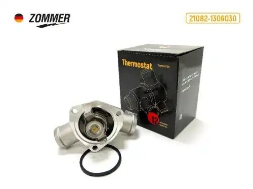 Крышка термостата для а/м ВАЗ 21082 "ZOMMER" с термоэлементом 18706 ZOMMER