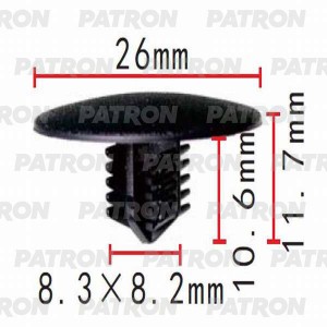 LANCER (CX,CY) (2007>) шумоизоляции капота P370181 PATRON