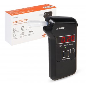Алкотестер цифровой до 1.90 промилле LCD дисплей AIRLINE ALKO004 AIRLINE