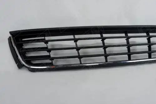 Решетка в бампер нижняя Volkswagen Polo sedan 5 2010-2015, под хромированную нак OEM3632 OEMPARTS